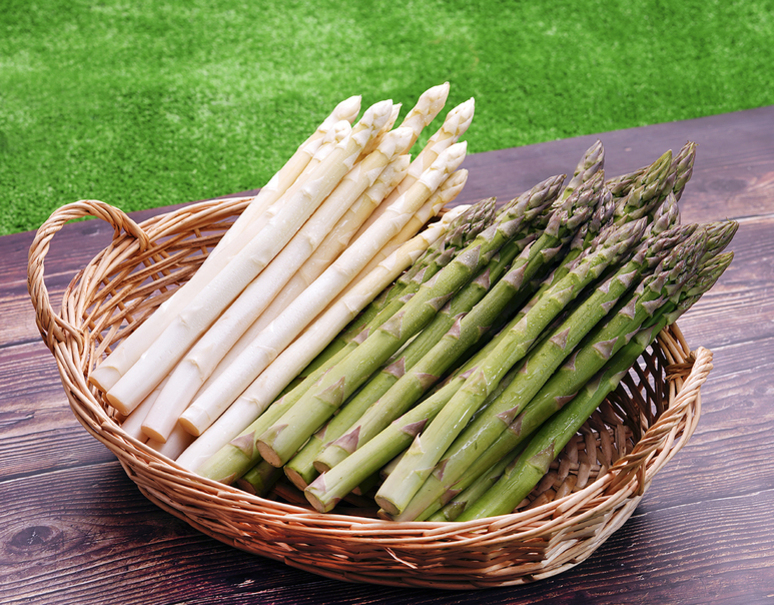 有機jas認証 アスパラガス ホワイト3l グリーン2l 各500g 北海道産 冷蔵 美味お取り寄せ Dancyu